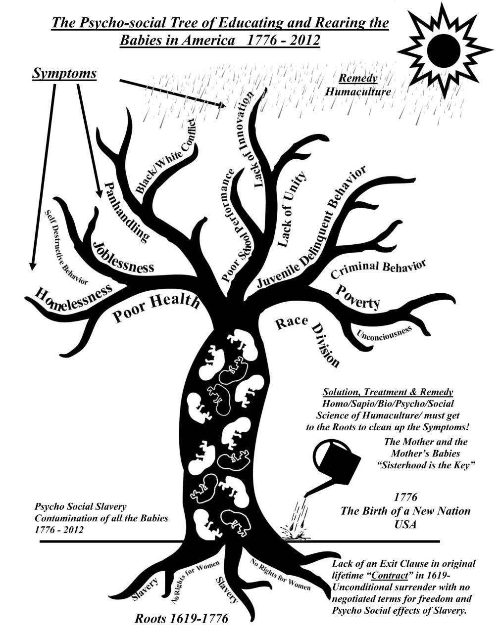 Psycho Social Slavery: Educating and rearing the babies in America from 1776 to 2023